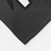 Personalize - Volleyball 🏐 Design - Rot und Schwa Fleecedecke (Ecke)