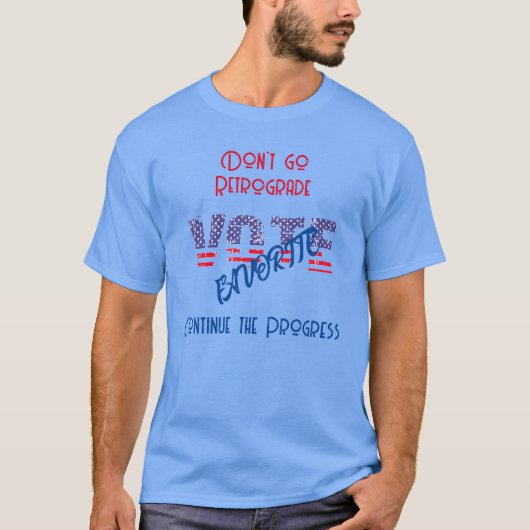 Personalize w/ Favorite Candidate Elections T-Shirt (Vorderseite)
