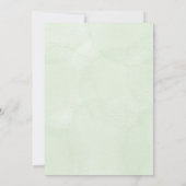 Personalize We married Invitation Einladung (Rückseite)