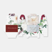 Personalize Wedding Rote Rose Peony Dahlia Astilbe Geschenkschachtel (Ungefaltet)