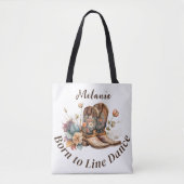 Personalize Western Boho Line Dancing Tasche (Vorderseite)