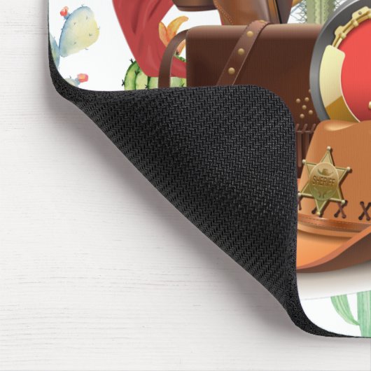 Personalize Western Sheriff Mousepad (Ecke)