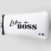 Personalize wie ein Boss modern mit klassischem Ty Golf Headcover (Vorderseite)