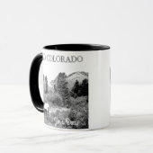 Personalize Wild Colorado Elk Wilderness Tasse (Vorderseite Links)