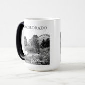 Personalize Wild Colorado Elk Wilderness Verwandlungstasse (Vorderseite Links)