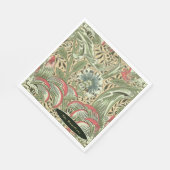 Personalize William Morris Corncockle Blume Serviette (Ecke)