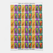 Personalize With Text or Family Name Chili Geschirrtuch (Vertikal)