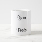 Personalize With Your Photo Jumbo-Tasse (Vorderseite)