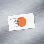 Personalize Your Business Card Magnetic Card Magnetische Visitenkarte (Beispiel)
