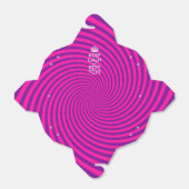 Personalize Your Keep Calm Saying on Pink Swirl Geschenkschachtel (Ungefaltet)