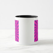 Personalize Your Keep Calm Saying on Pink Swirl Tasse (Zentrum)