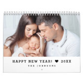 Personalized 12 Month Custom family Photos Kalender (Titelbild)