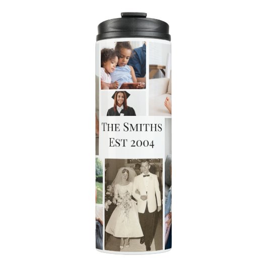 Personalized 16 oz Photo Tumbler Thermosbecher (Vorderseite)