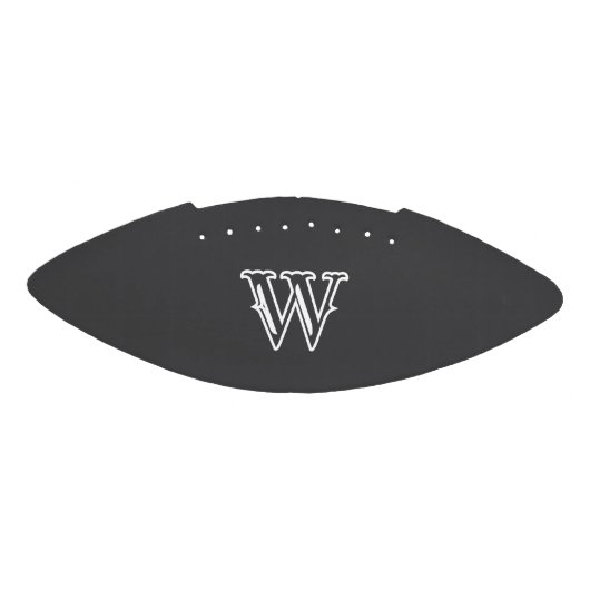 Personalized 1 Panel Football with Monogram Design (Panel)