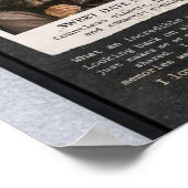 Personalized 1 Year Anniversary Photo Collage  Poster (Ecke)