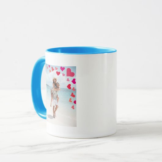 Personalized 1 Year Together Mug Tasse (Vorderseite Links)