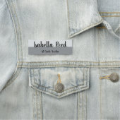 Personalized 1st Grade Teacher Namensschild (Beispiel)