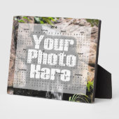 Personalized 2014 Foto von Desk Calendar Fotoplatte (Seite)