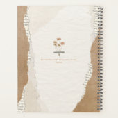Personalized 2026 Planner | Neutral Aesthetic  Planer (Rückseite)