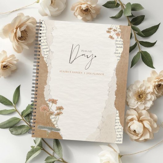 Personalized 2026 Planner | Neutral Aesthetic  Planer