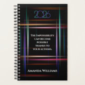 Personalized 2026 "Year Planner" Planer (Vorderseite)