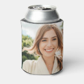 Personalized 2 Photo Template Double Sided Can Coo Dosenkühler (Kanne Rückseite)