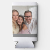Personalized 2 Photo Template Double Sided Can Coo Selters Dosenkühler (Rückseite)