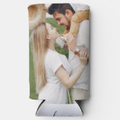 Personalized 2 Photo Template Double Sided Can Coo Selters Dosenkühler (Vorderseite)