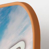 Personalized 2 photos Cool Simple Pickleball Schläger (Linke Seite)