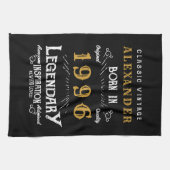 Personalized 30th Birthday 1996 Vintage Legend Geschirrtuch (Horizontal)