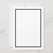Personalized 3 Letter Monogram Notecards Dankeskarte (Rückseite)