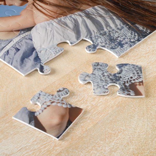 Personalized 3 Photo Collage Jigsaw Puzzle (Seite)