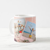 Personalized 3-Photo Gift for Mom Grandma Family Kaffeetasse (Vorderseite Links)