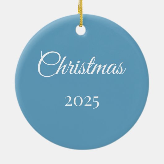 Personalized 3D Polar Bear Keramik Ornament (Hinten)