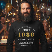 Personalized 40th Birthday 1986 Add Name T-Shirt