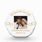 Personalized 50th Anniversary Photo Keepsake Gift Fotoblock (Vorderseite)