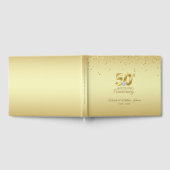 Personalized 50th Golden Wedding Anniversary Gästebuch (Voll)