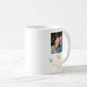 Personalized 50th Wedding Anniversary Mug Kaffeetasse (VorderseiteRechts)
