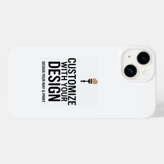 Personalized 5x7" Blank Company Branded Custom Case-Mate iPhone Hülle (Rückseite (Horizontal))