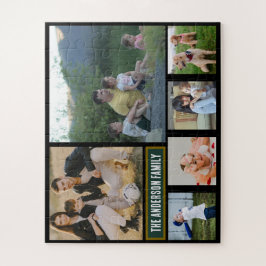 Personalized 6‑Photo Family Name - Gift Puzzle