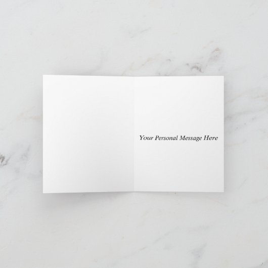 Personalized 70 years old card karte (Innenseite)