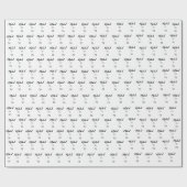 Personalized 70th Birthday Custom Name Geschenkpapier (Flach)