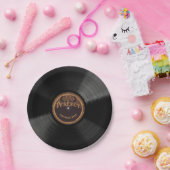Personalized 78 Vinyl Record Design Paper Plates Pappteller (Party)