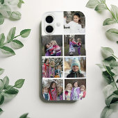 Personalized 7 Photo Collage Case-Mate iPhone Hülle
