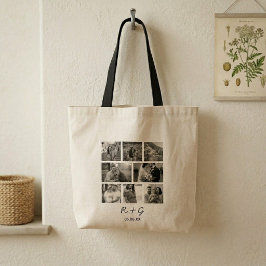 Personalized 8 Photo Collage Tote Bag Tragetasche