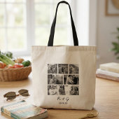 Personalized 8 Photo Collage Tote Bag Tragetasche