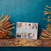 Personalized 8 Photo Grandparents We Love you Fotoplatte (Seite)