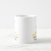 Personalized 911 Dispatcher Goose With Headset  Kaffeetasse (Mittel)