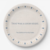 Personalized 9" Passover Seder Dinner Plate in Set Pappteller (Vorderseite)