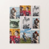 Personalized 9 Photo Collage Puzzle (Vertikal)